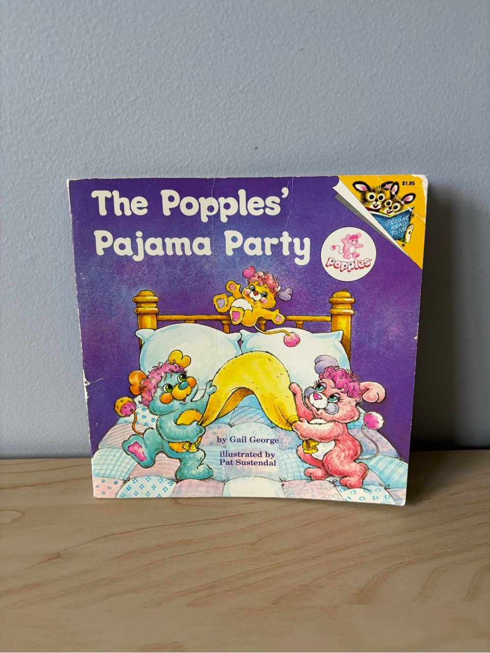 The Popples' Pajama Party Kids Book - 1986